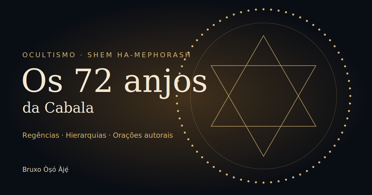 Capa de Os 72 anjos da Cabala